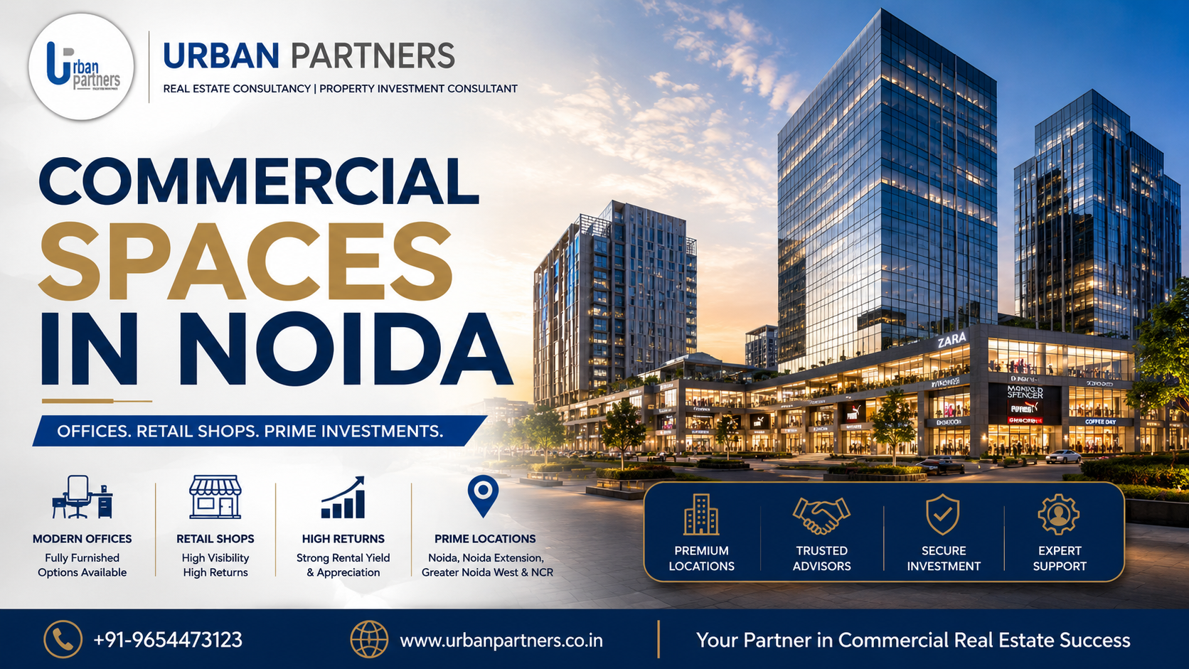 Commercial Spaces in Noida: Complete Guide to Buying Office & Retail Property in 2026