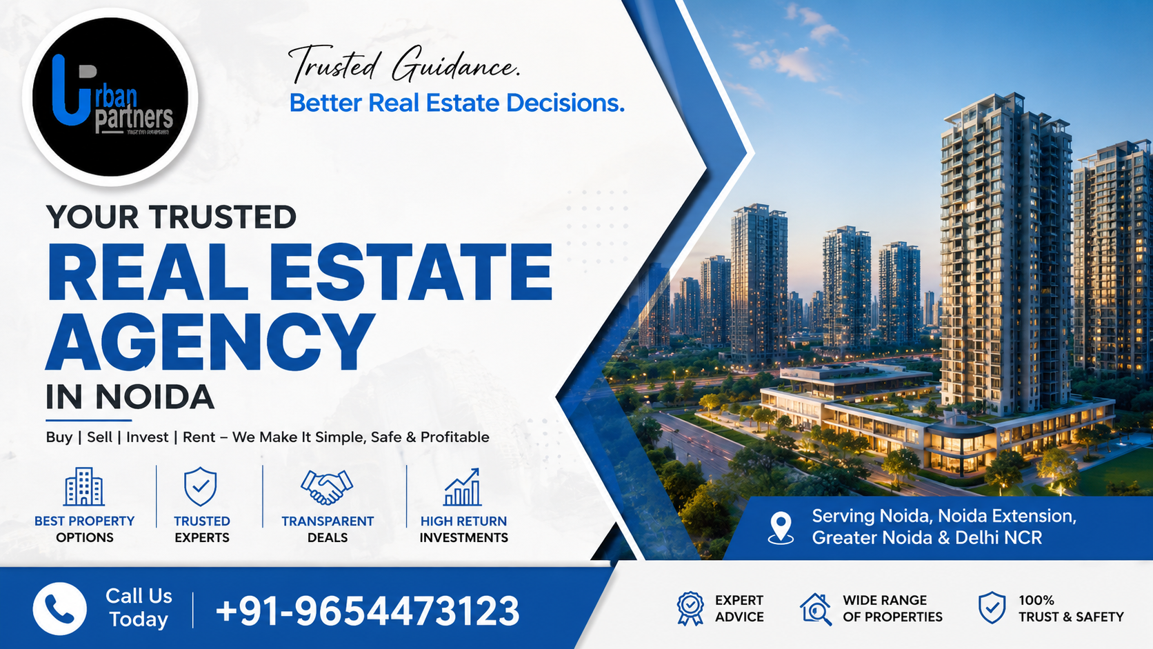 Real Estate Agency in Noida: Your Trusted Partner for Residential, Commercial & Luxury Properties