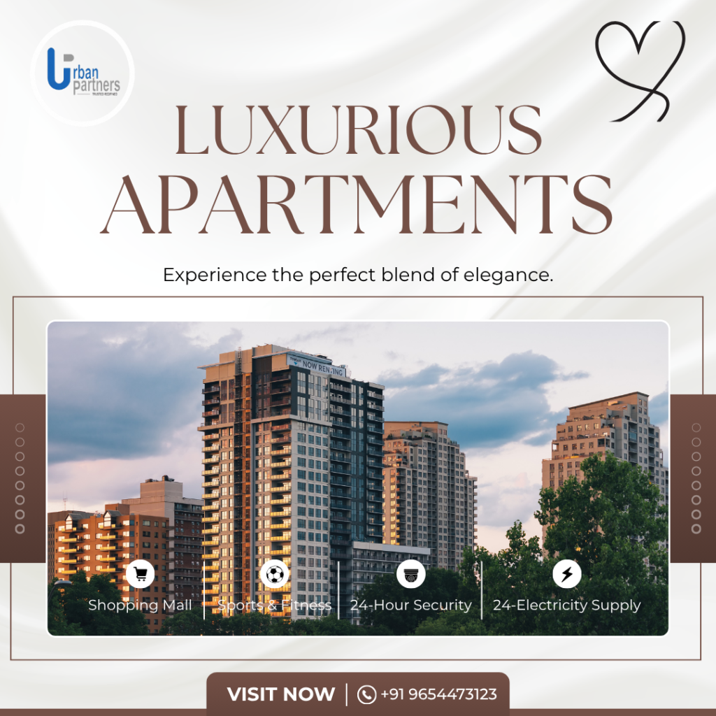 Real estate agent in Gaur City showing modern apartments to buyers